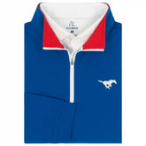 Solid Collegiate Q-Zip - SMU
