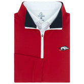 Solid Collegiate Q-Zip - Arkansas