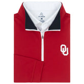 Solid Collegiate Q-Zip - Oklahoma