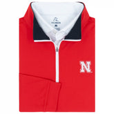 Solid Collegiate Q-Zip - Nebraska